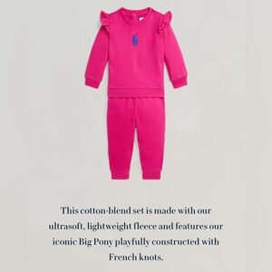 Ralph Lauren jogger set size 18 months